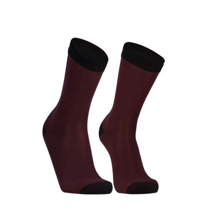 Dexshell Ultra Thin Bamboo Socks Burgundy Black X Large