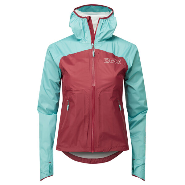 Halo+ Jacket (W) Dark Red/Aqua XS