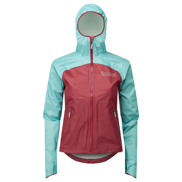 Halo+ Jacket (W) Dark Red/Aqua XS - Image 2